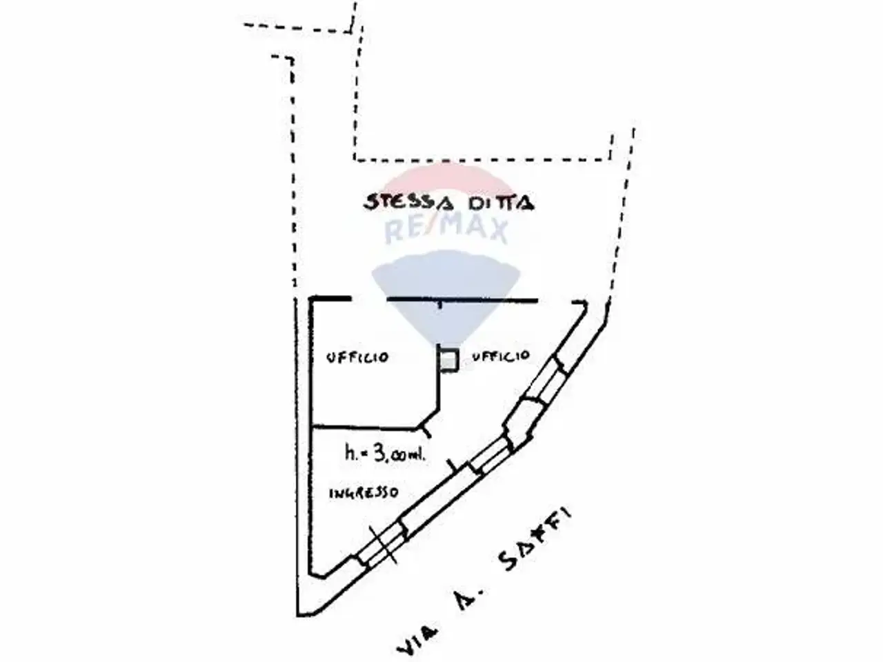 Ufficio in Via Aurelio Saffi 1, Fabriano, {3} - Planimetria 1