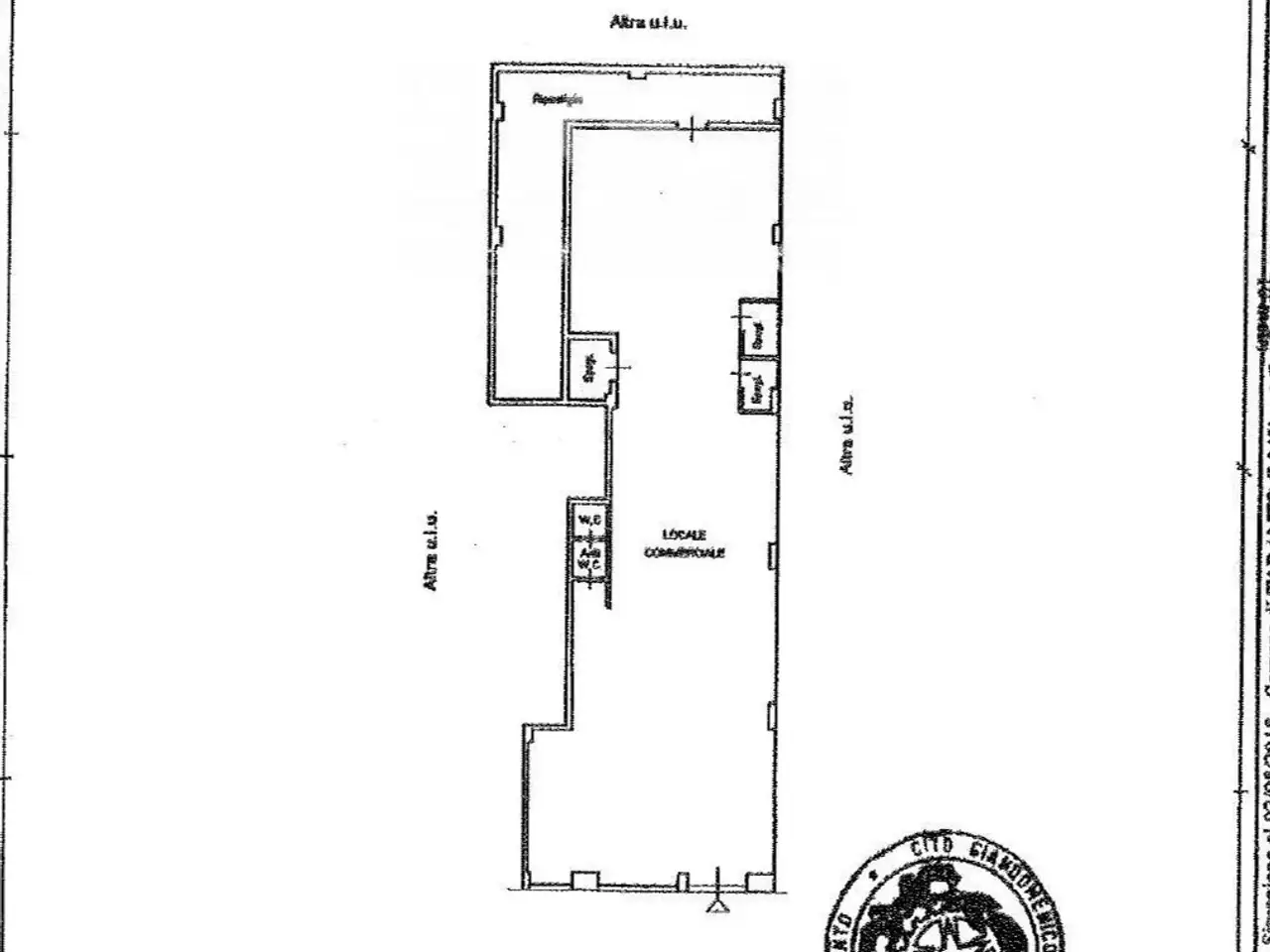 Negozio in Via Principe Amedeo 171/a, Taranto, {3} - Planimetria 1