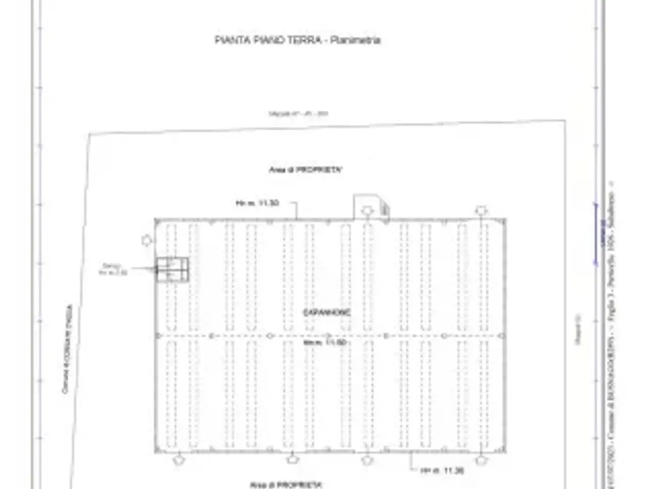 Capannone in Via Enrico Berlinguer, Busnago, {3} - Planimetria 1