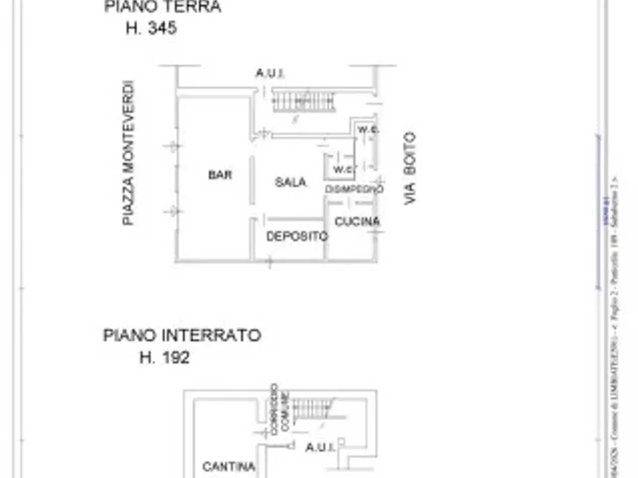 Ristorante in Piazza Claudio Monteverdi 3, Limbiate, {3} - Planimetria 1