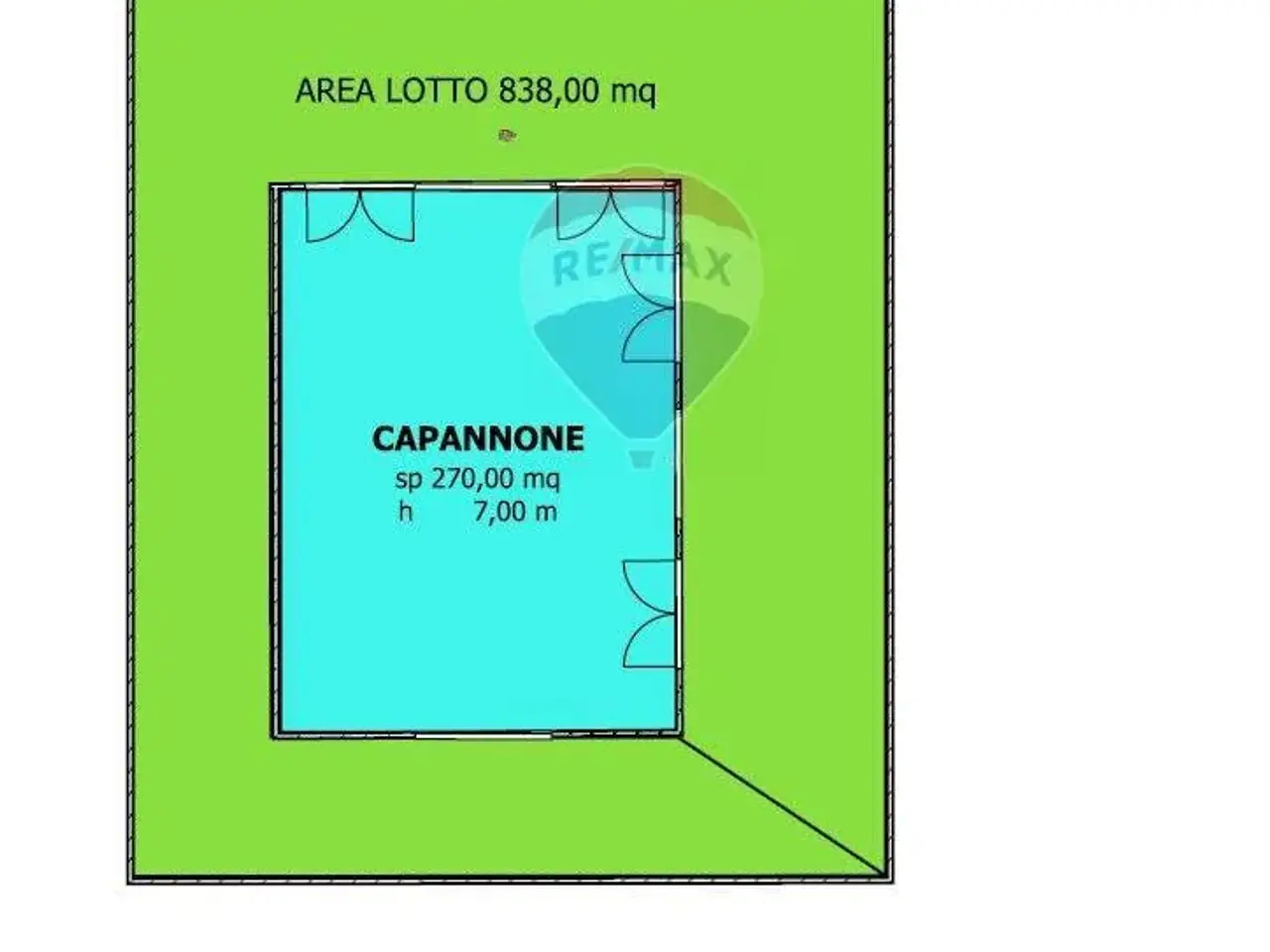 Negozio in Via Liria 4, Giardini Naxos, {3} - Planimetria 1