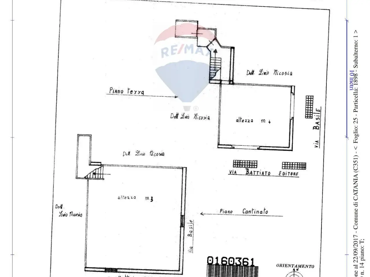 Negozio in Via Francesco Battiato 14, Catania, {3} - Planimetria 1