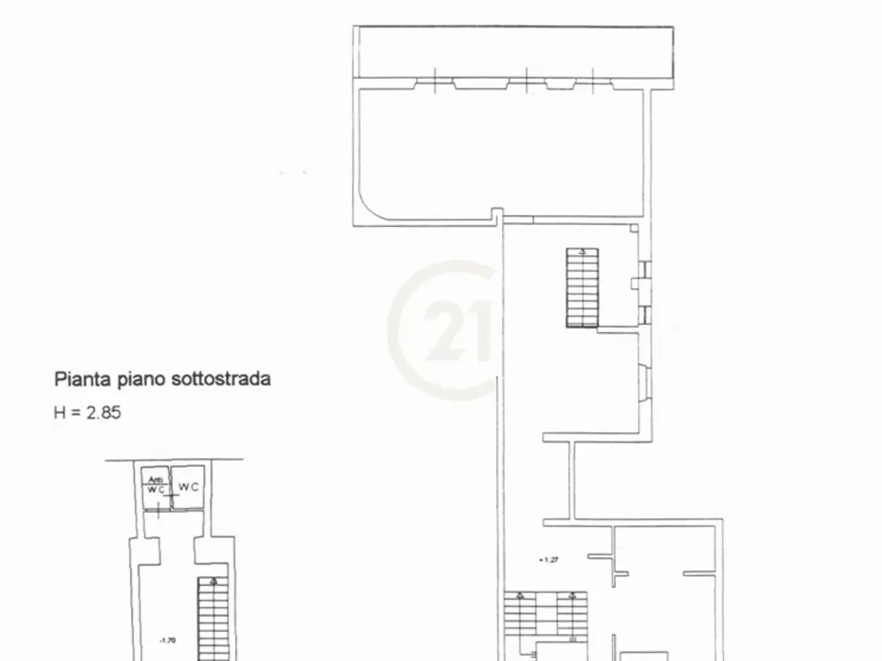 Palazzina commerciale in Corso Umberto I 216, Acireale, {3} - Planimetria 1