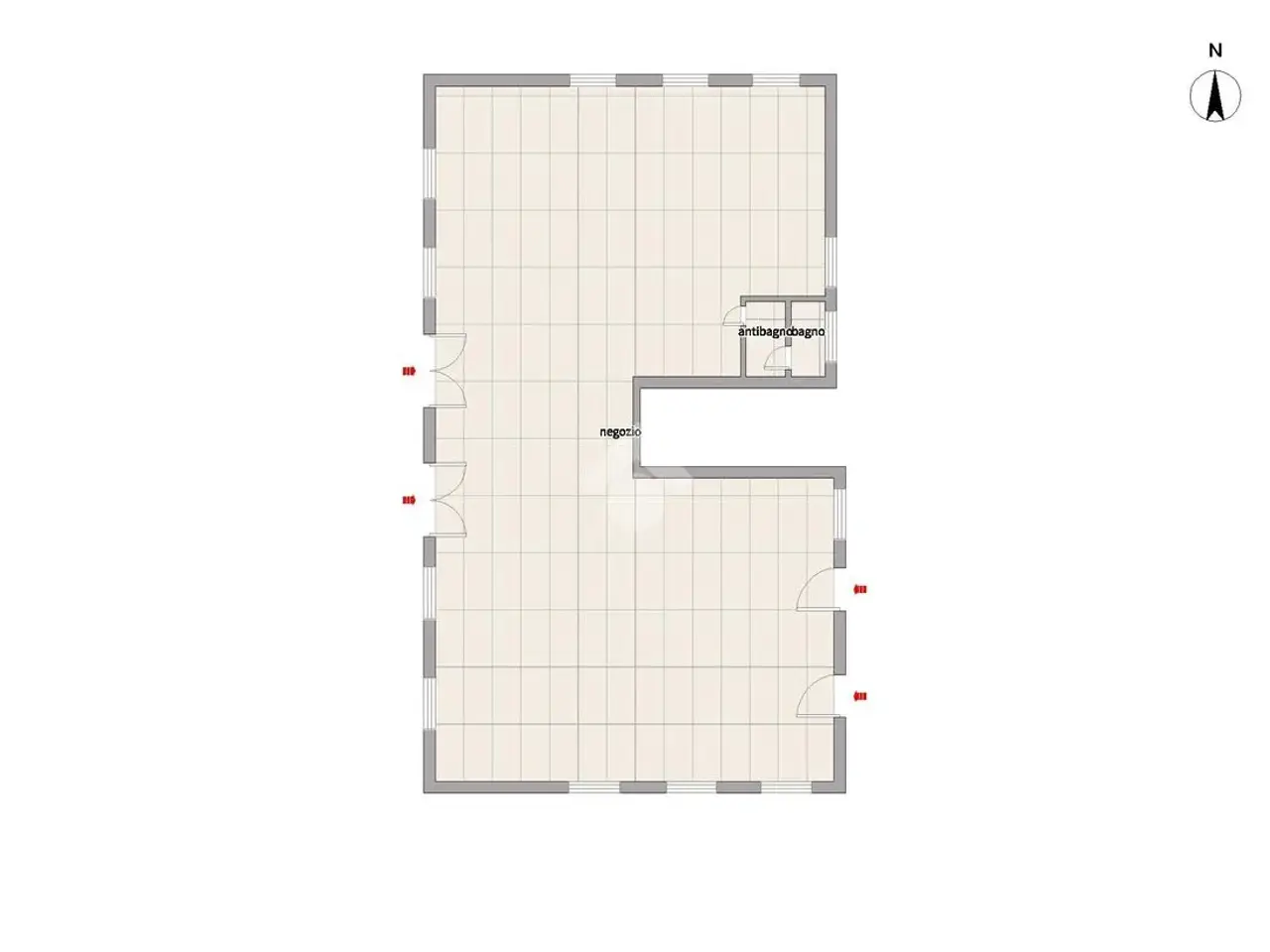 Negozio in Viale Rimembranze 20, Pian Camuno, {3} - Planimetria 1