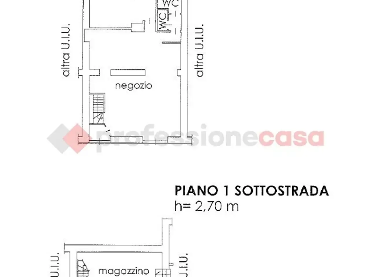 Ristorante in Via Flavia, Roma, {3} - Planimetria 1