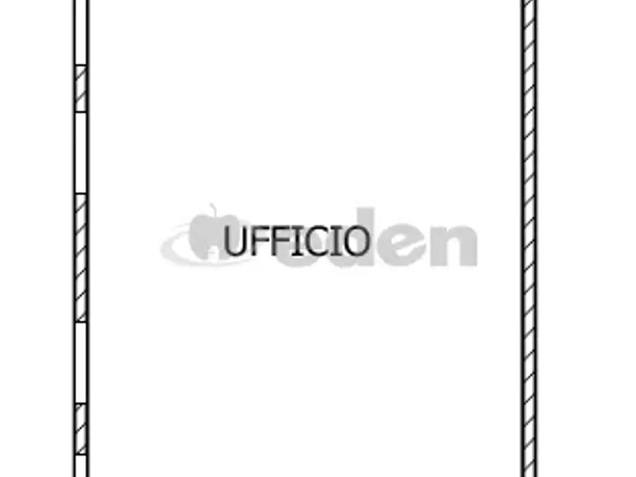 Ufficio in Piazza Guido Rossa 9, Modena, {3} - Planimetria 1