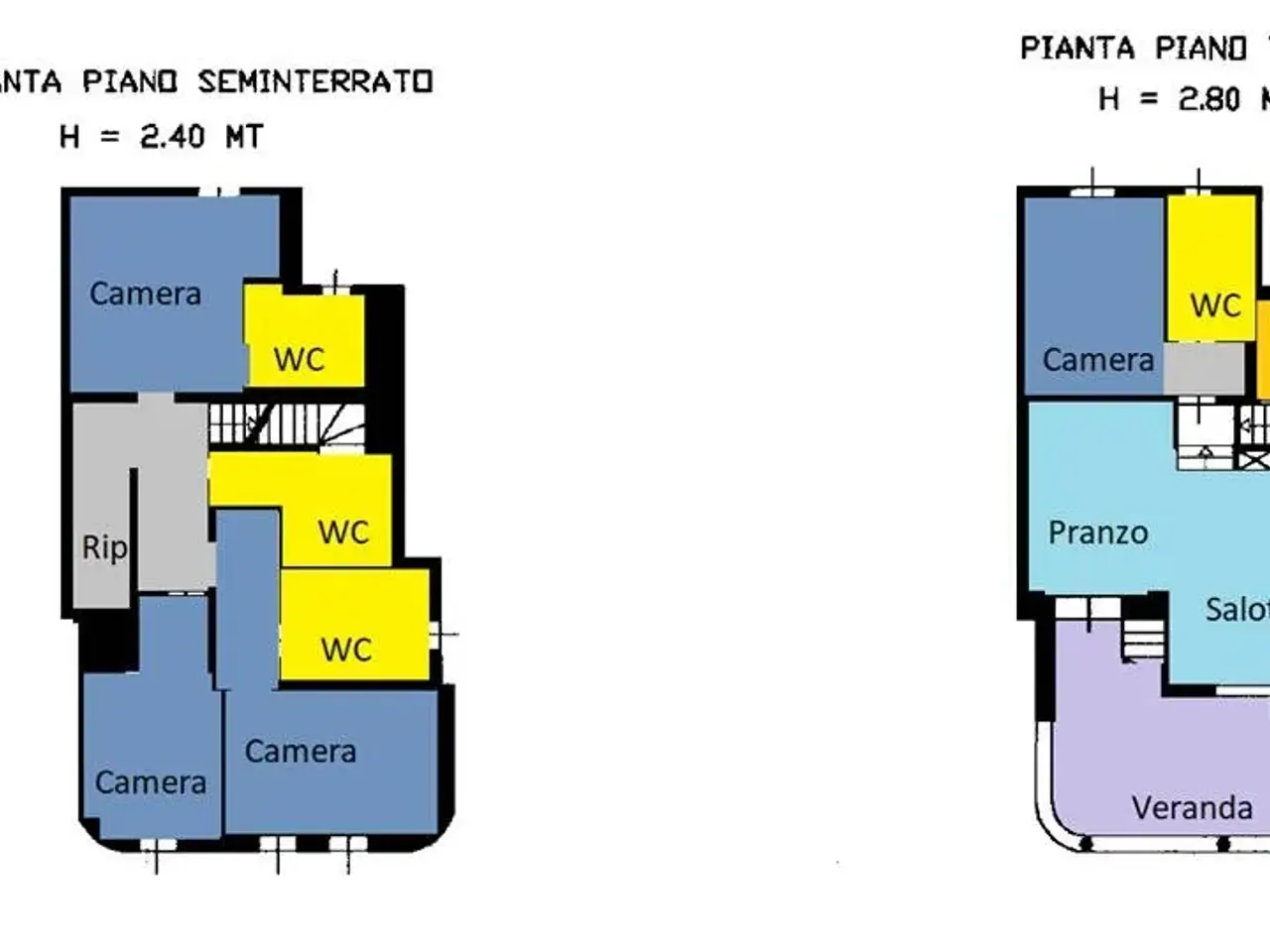 Villa bifamiliare in vendita, Via Monte Ladu, Olbia - Planimetria 1