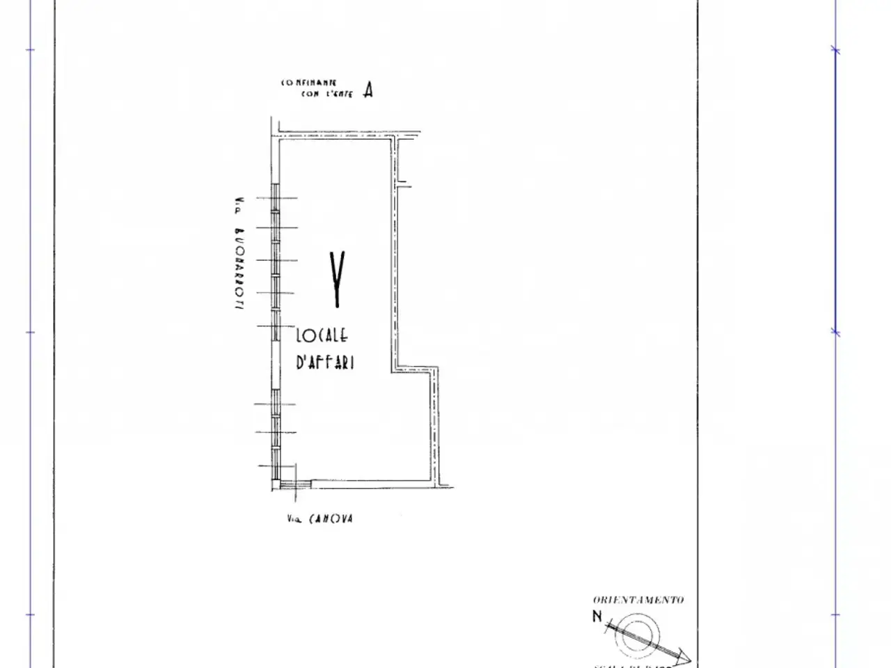 Negozio in Via Canova 5, Trieste, {3} - Planimetria 1