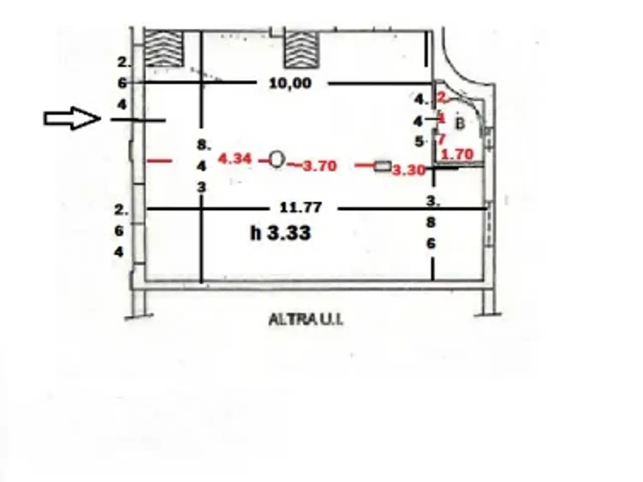 Negozio in Via Galileo Galilei, Scafati, {3} - Planimetria 1
