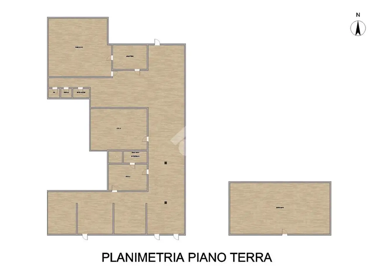 Capannone in Via Raffaele Fulgosio 11, Piacenza, {3} - Planimetria 1