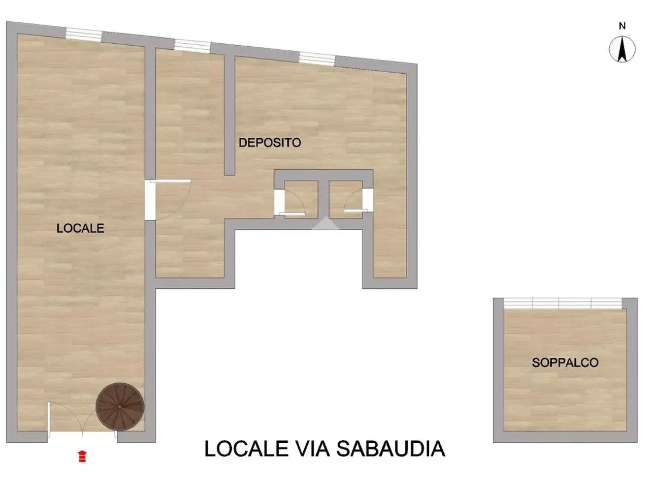 Ufficio in Via Sabaudia 12, Brindisi, {3} - Planimetria 1