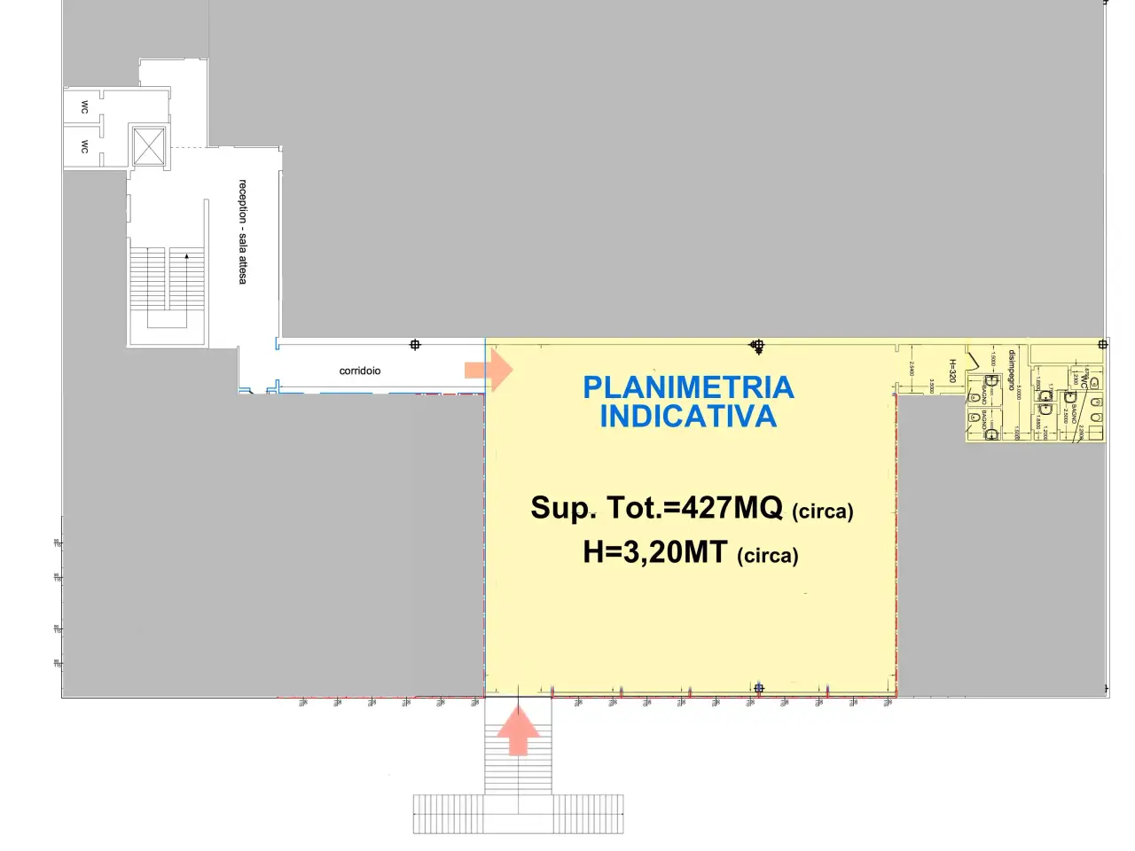 Palazzina commerciale in , Imola, {3} - Planimetria 1