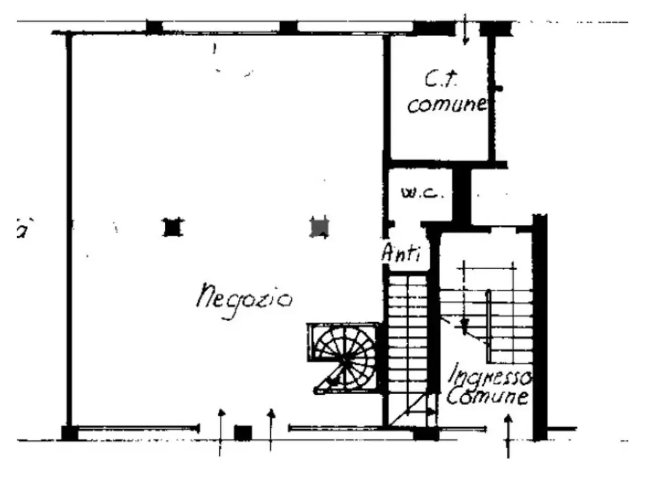 Negozio in Via Pelosa 3, Selvazzano Dentro, {3} - Planimetria 1
