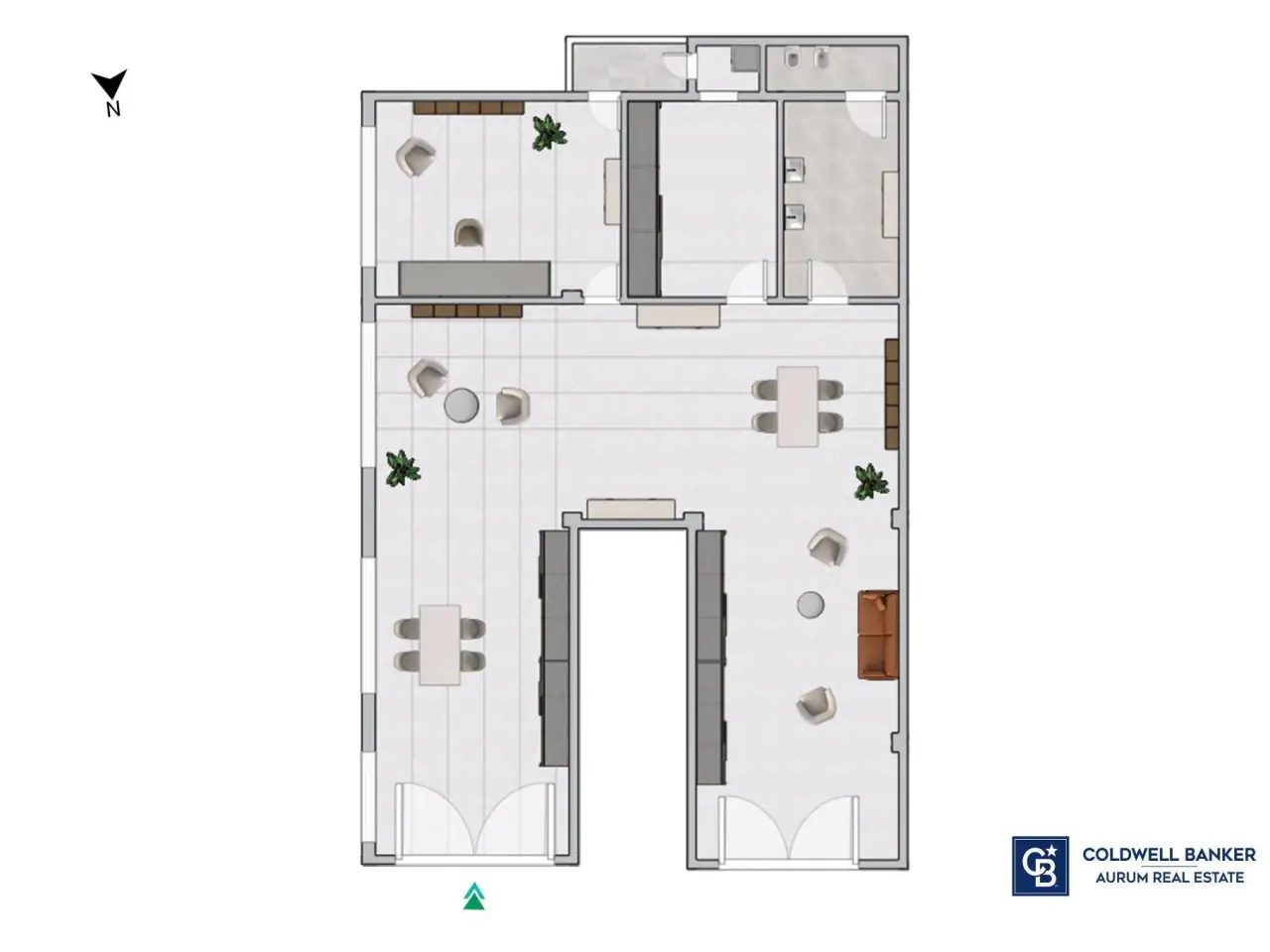 Negozio in Via Boccaccio 70, Paterno', {3} - Planimetria 1
