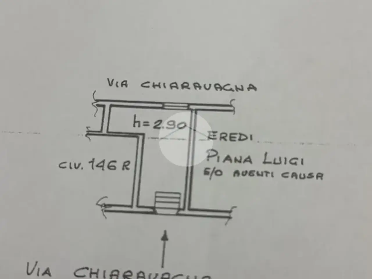 Magazzino in Via Chiaravagna, Genova, {3} - Planimetria 1