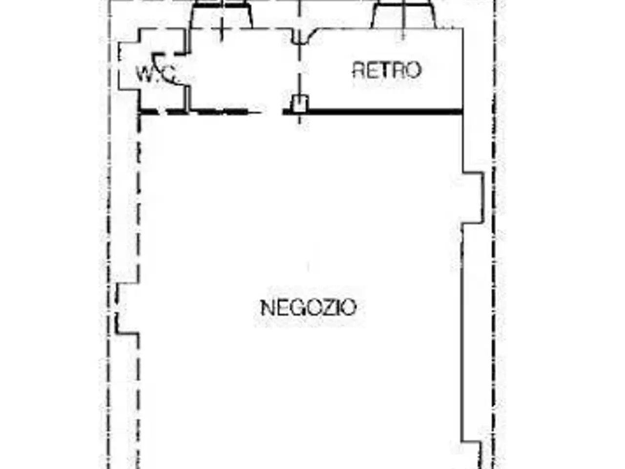 Esercizio commerciale in Via Cesare Balbo  26, Torino, {3} - Planimetria 1