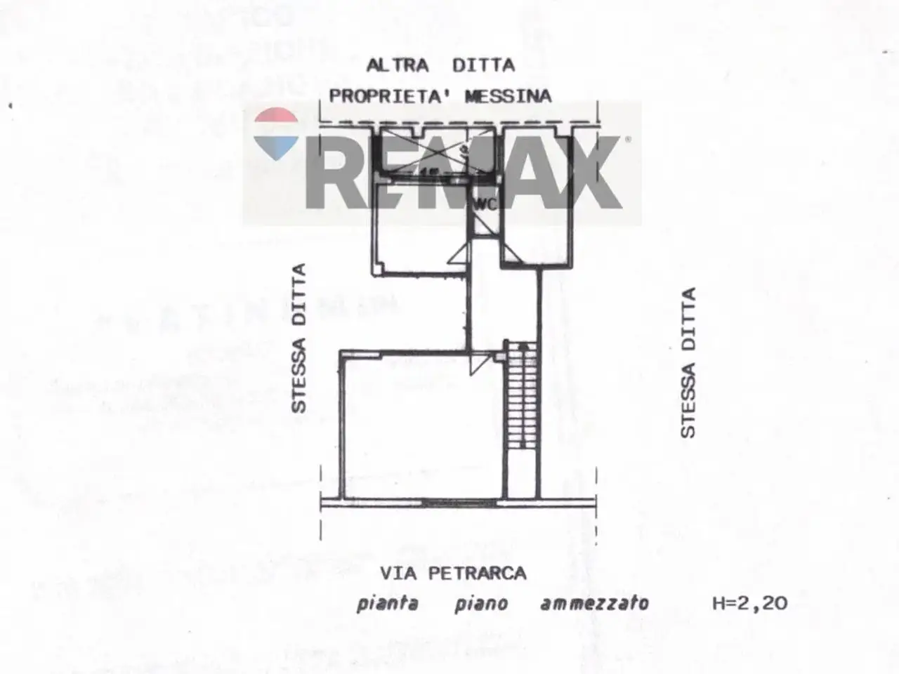 Ufficio in Via Francesco Petrarca 26, Paterno', {3} - Planimetria 1