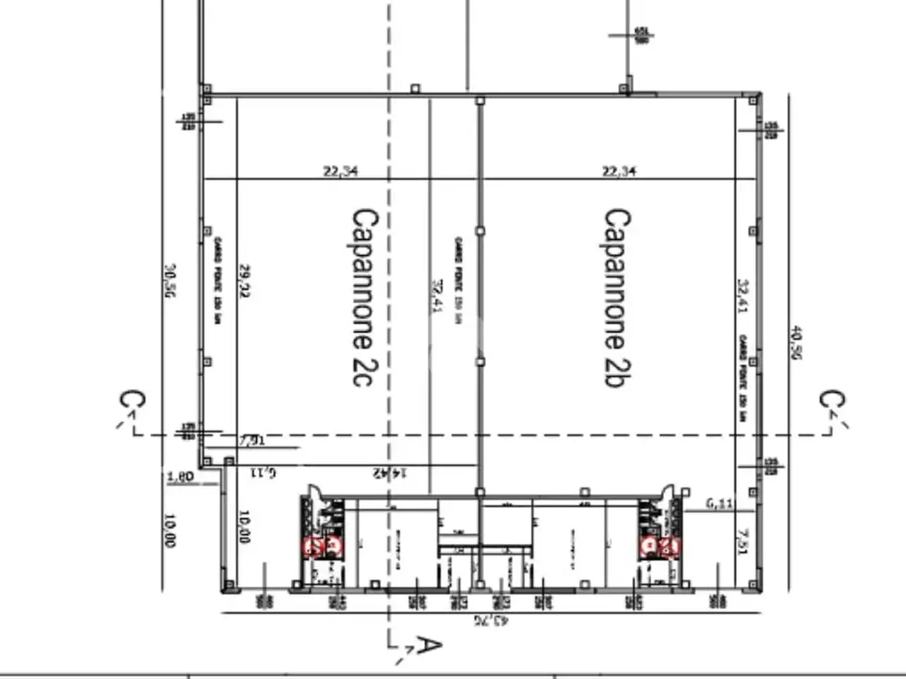Capannone in Via Romagna, Castano Primo, {3} - Planimetria 1