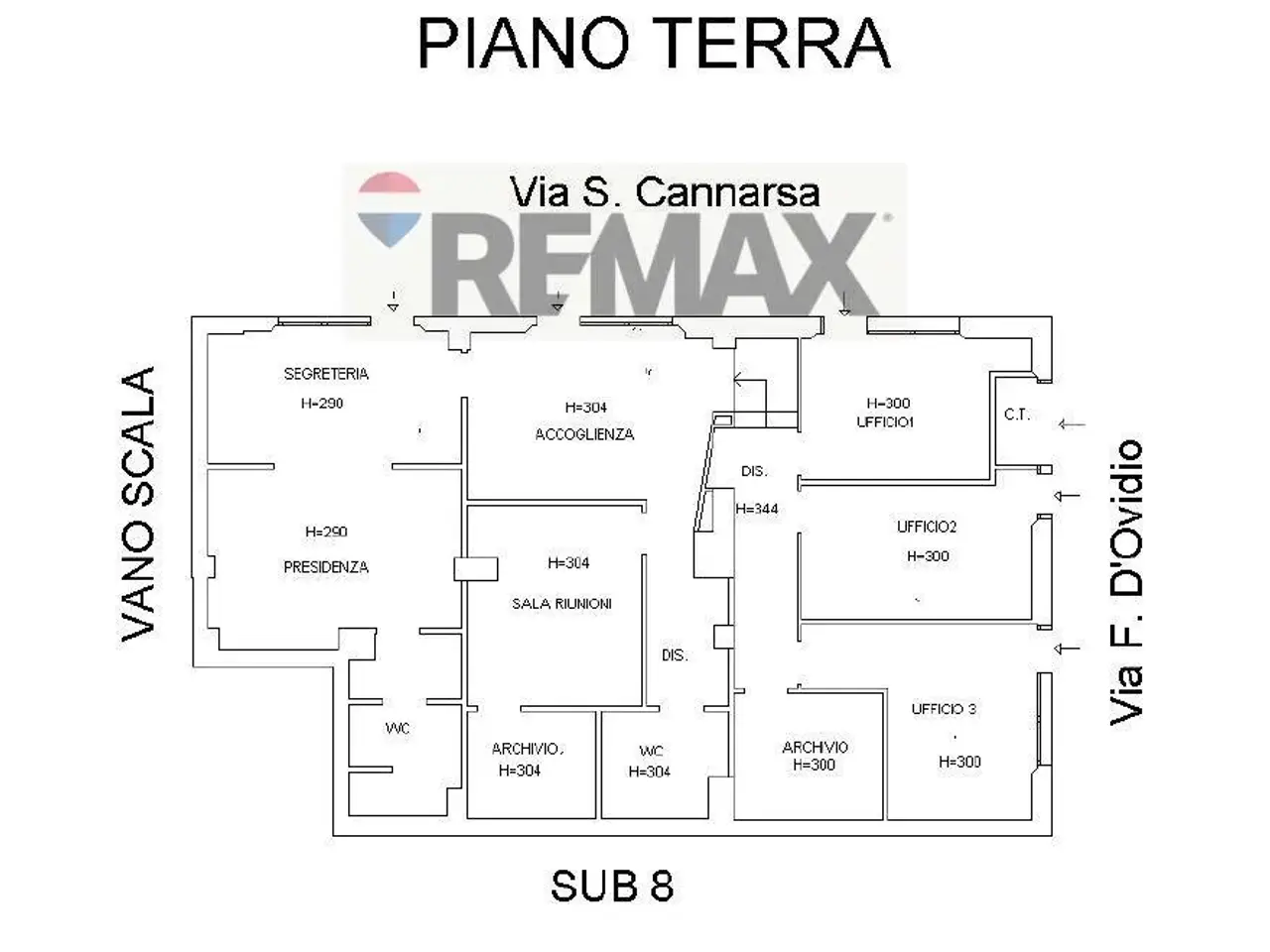 Ufficio in Via Cannarsa 3-5, Termoli, {3} - Planimetria 1