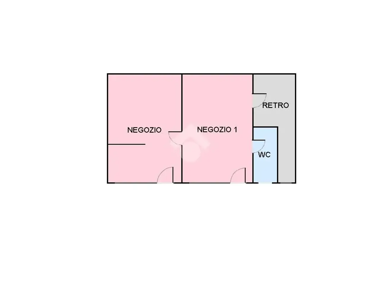 Negozio in Via Tripoli 33, Vercelli, {3} - Planimetria 1