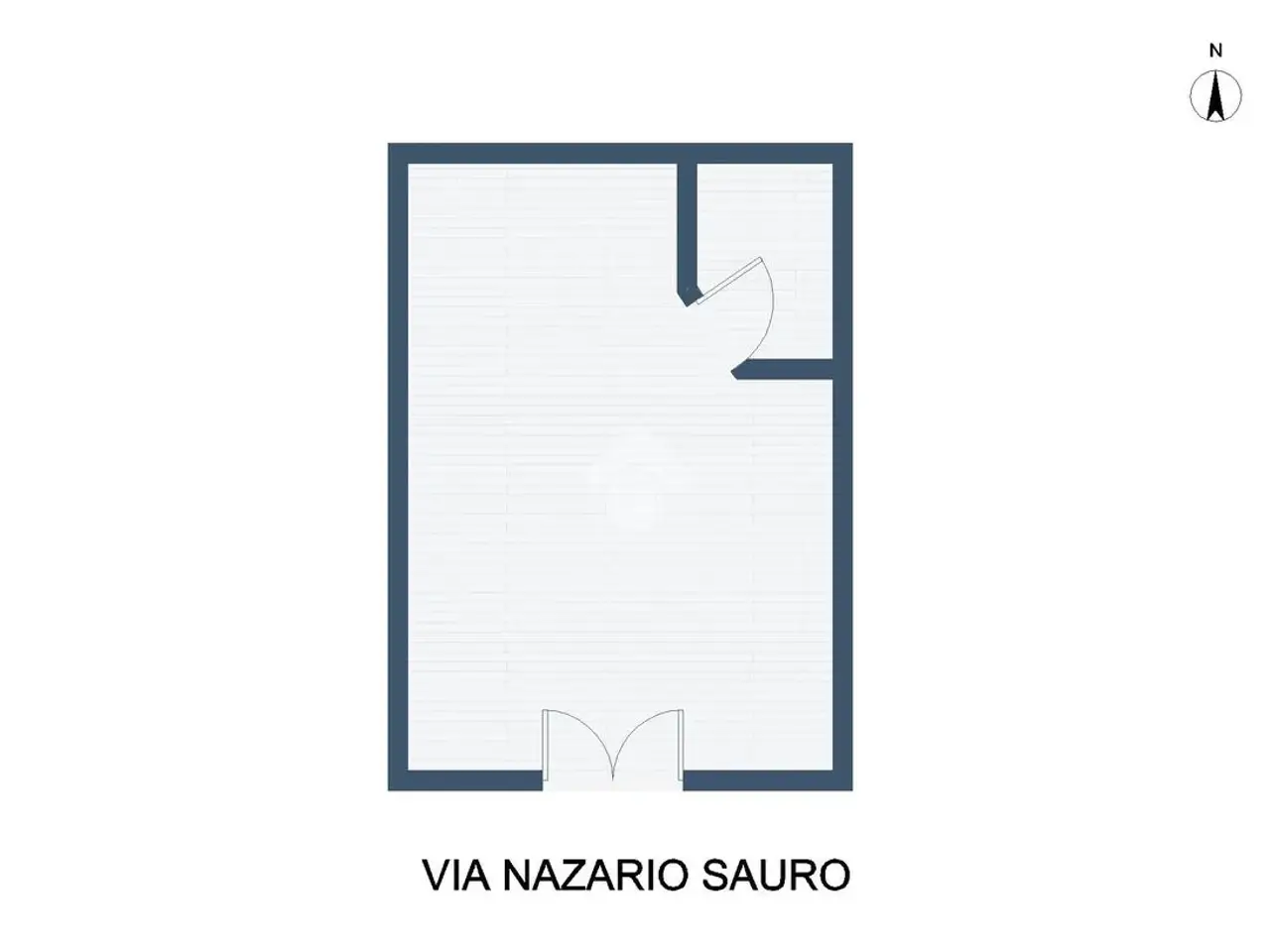 Negozio in Via Nazario Sauro 2, Palermo, {3} - Planimetria 1