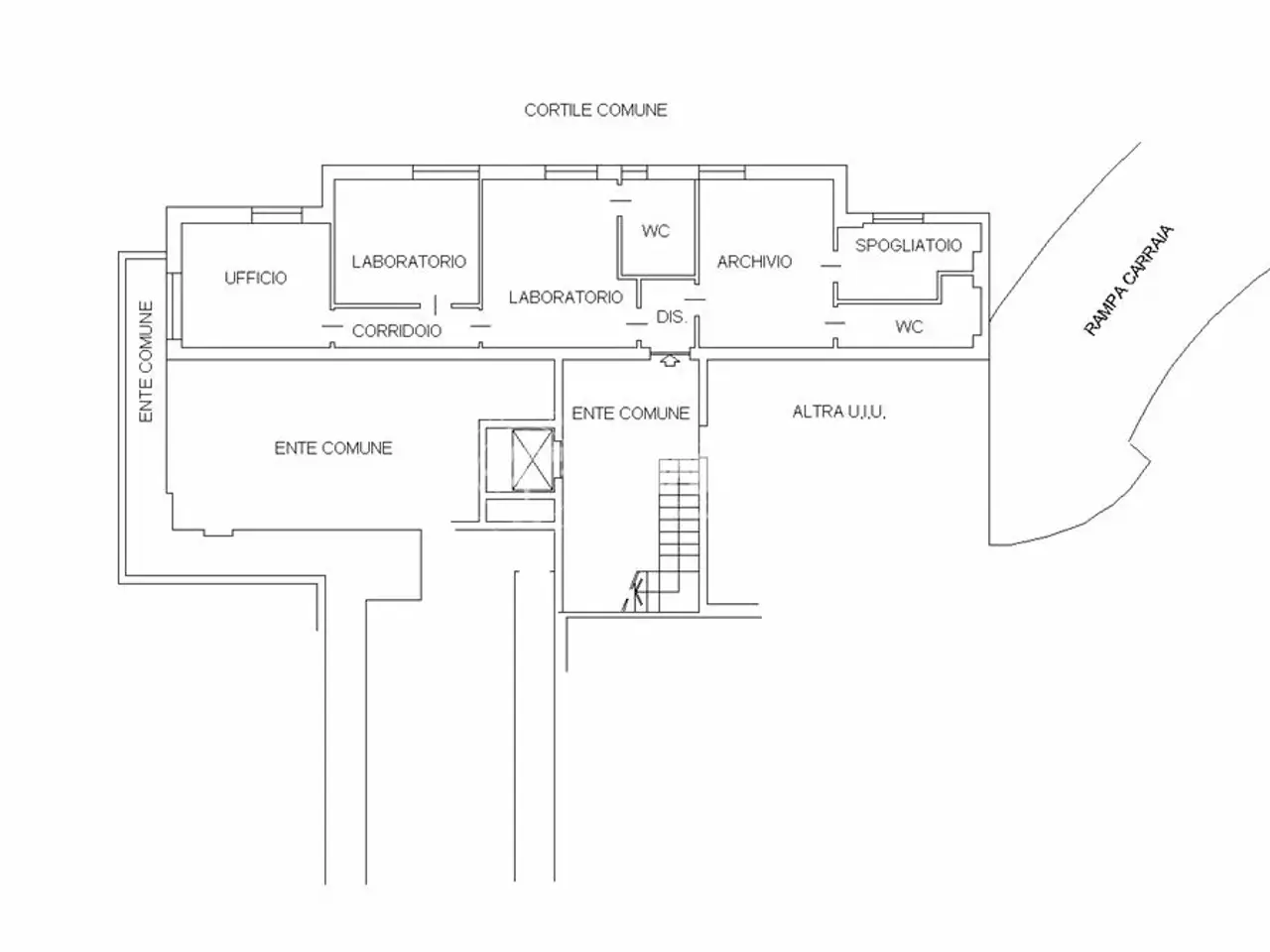 Laboratorio in Via Thomas Alva Edison, Brugherio, {3} - Planimetria 1