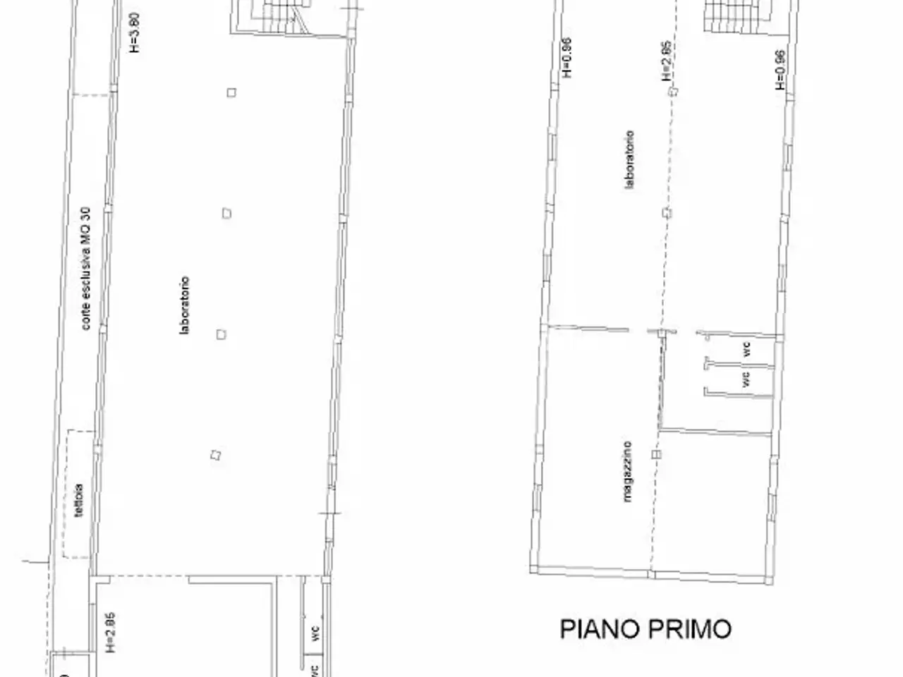 Capannone in Via della Fontanella, Civitanova Marche, {3} - Planimetria 1