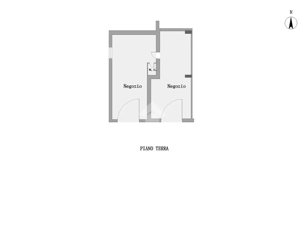 Negozio in Via Pontecavalcavia, Notaresco, {3} - Planimetria 1