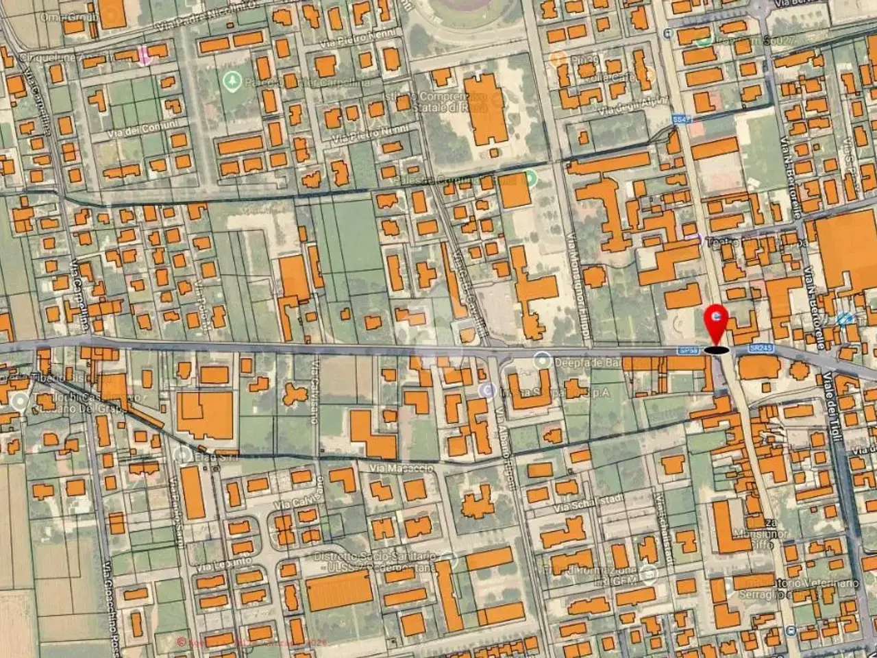 Negozio in Via Carlo Cattaneo 89, Rosa', {3} - Planimetria 1