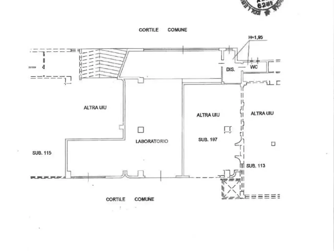 Laboratorio in Via Volpiano 62, Leini', {3} - Planimetria 1