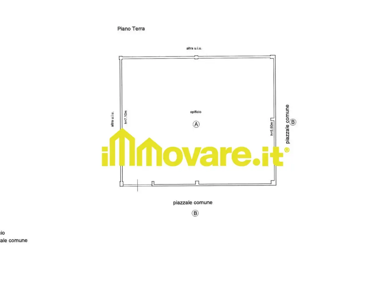 Capannone in Via Giovanni Battista Pirelli, Triggiano, {3} - Planimetria 1