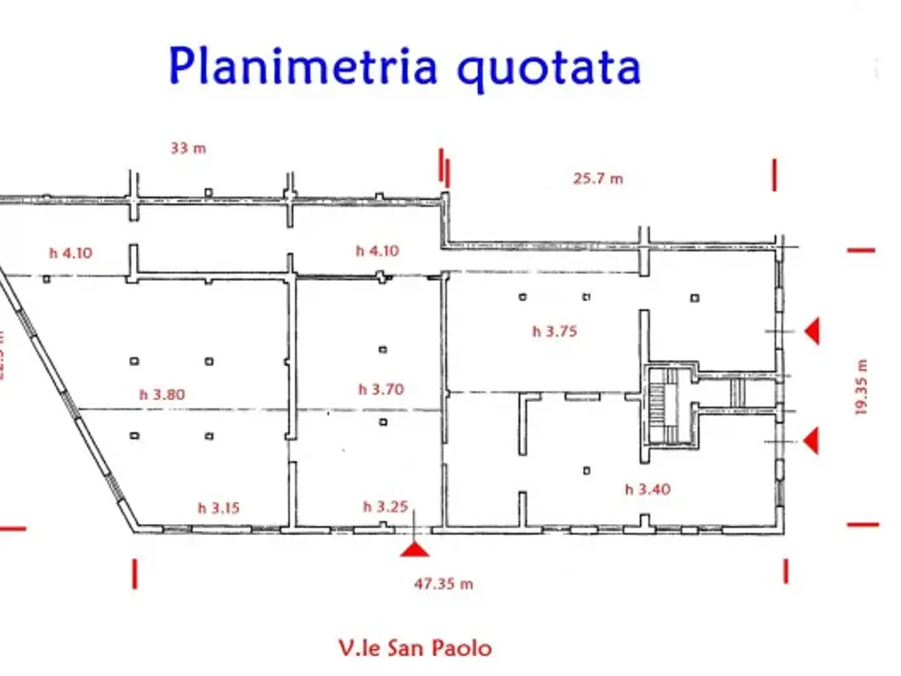 Magazzino in Viale Porto Torres 2, Sassari, {3} - Planimetria 1