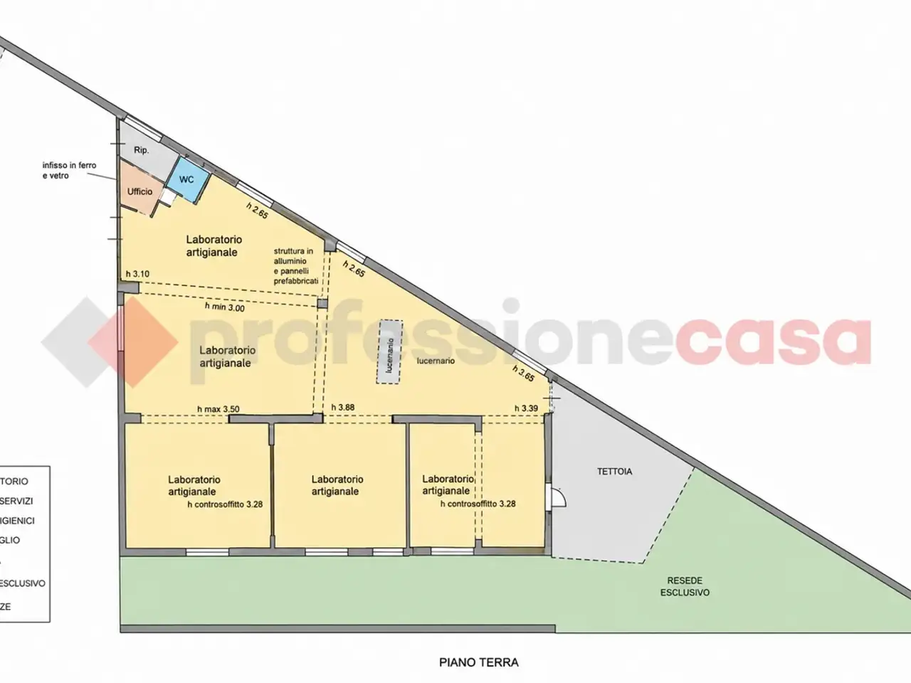 Capannone in Via Confini, Campi Bisenzio, {3} - Planimetria 1