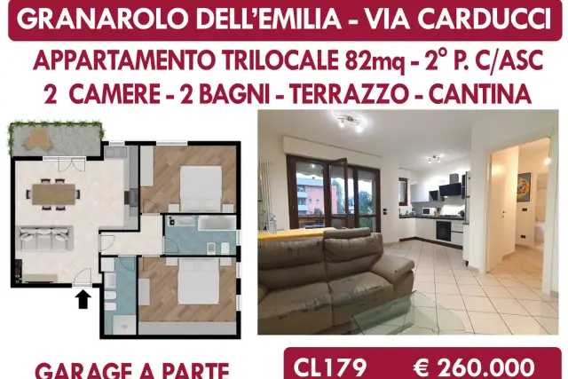 Dreizimmerwohnung in Via Carducci, Granarolo dell'Emilia - Foto 1