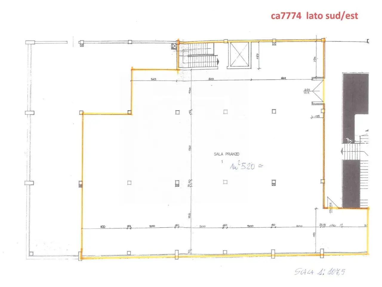 Ufficio in Via Guglielmo Oberdan 4, Reggio Emilia, {3} - Planimetria 1