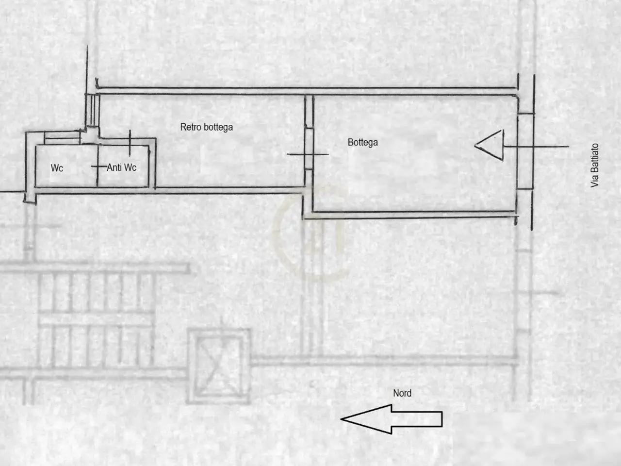 Palazzina commerciale in Via Francesco Battiato 36, Catania, {3} - Planimetria 1