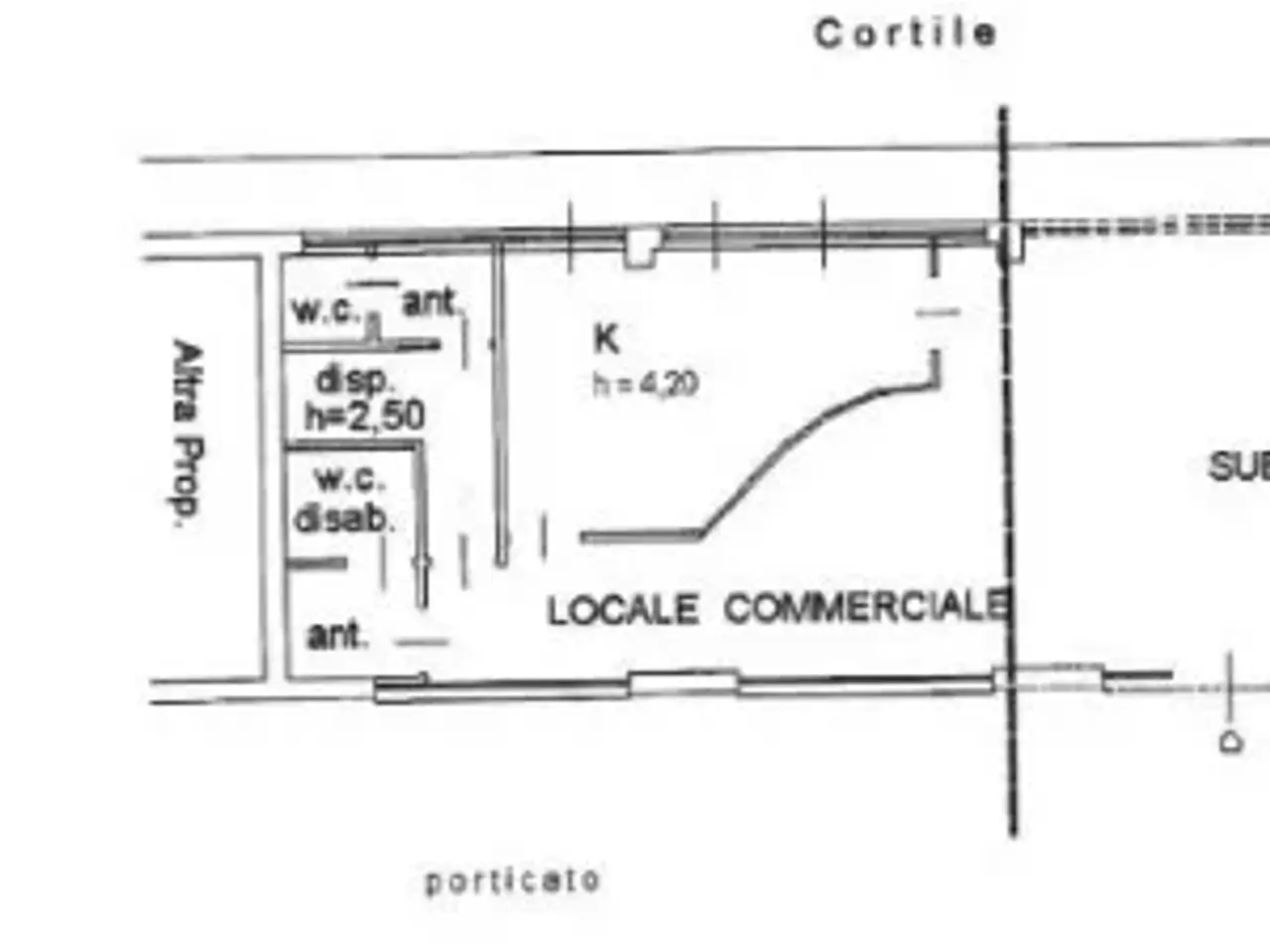 Negozio in Corso Eusebio Giambone 14, Torino, {3} - Planimetria 1