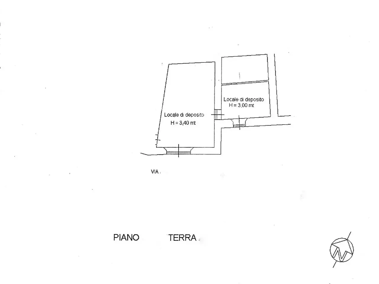 Capannone in Piazza Giacomo Matteotti, Montescudaio, {3} - Planimetria 1