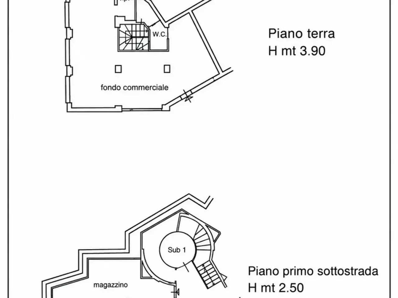 Tabaccheria in , La Spezia, {3} - Planimetria 1