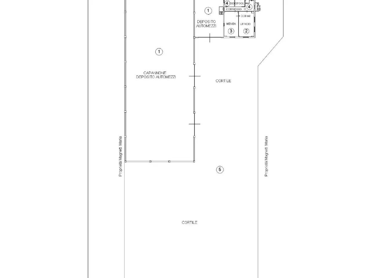 Capannone in Via Venaria, Collegno, {3} - Planimetria 1