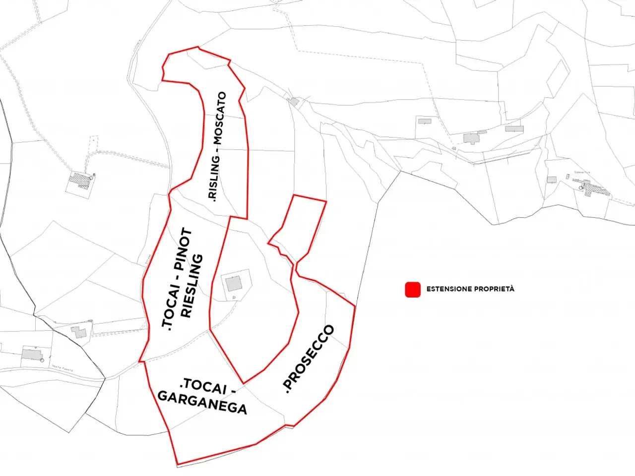 Terreno agricolo, Cinto Euganeo - Planimetria 1