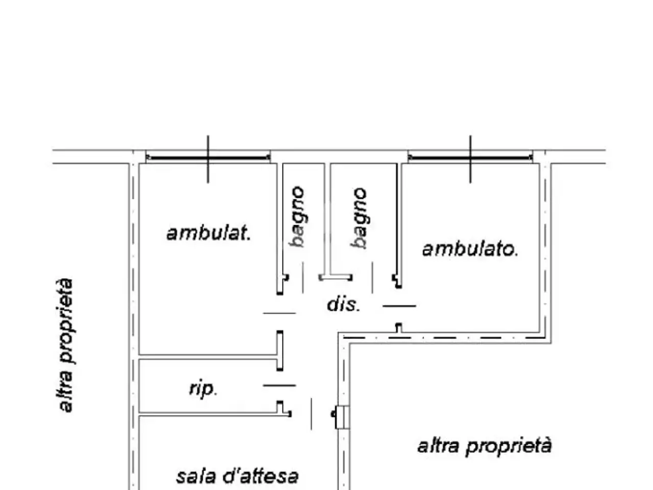 Negozio in Via Donizetti, Telgate, {3} - Planimetria 1