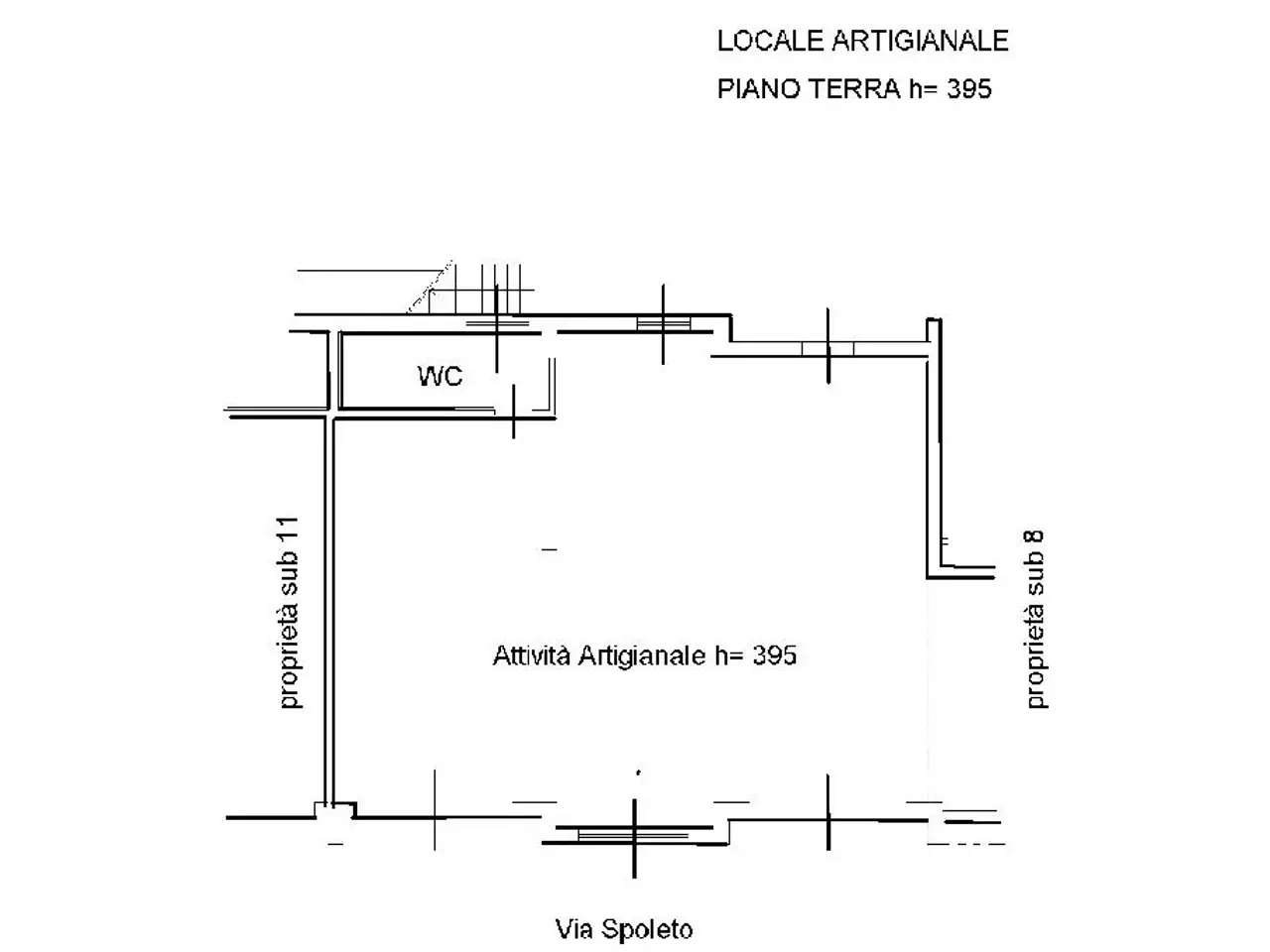 Laboratorio in Via Spoleto 21, Pomezia, {3} - Planimetria 1