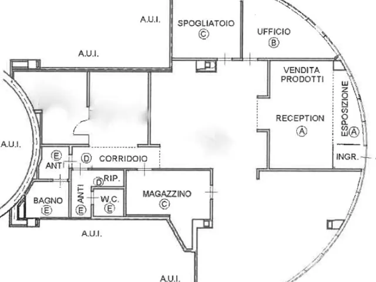 Negozio in Via Tadini, Brescia, {3} - Planimetria 1