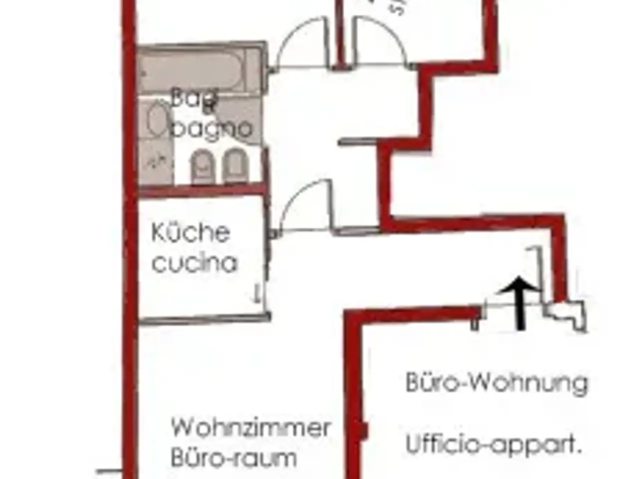 Ufficio in Via dei Combattenti, Bolzano, {3} - Foto 1