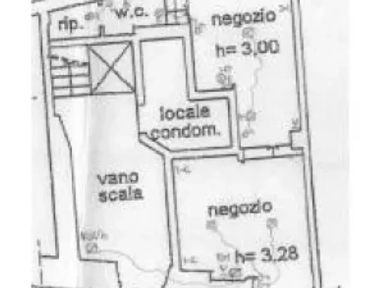 Negozio in Vico di Campetto 9r, Genova, {3} - Planimetria 1
