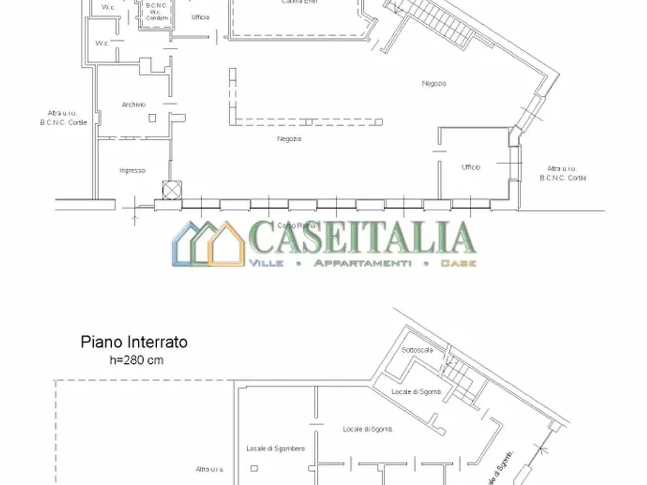 Negozio in Corso Roma 25, Moncalieri, {3} - Planimetria 1