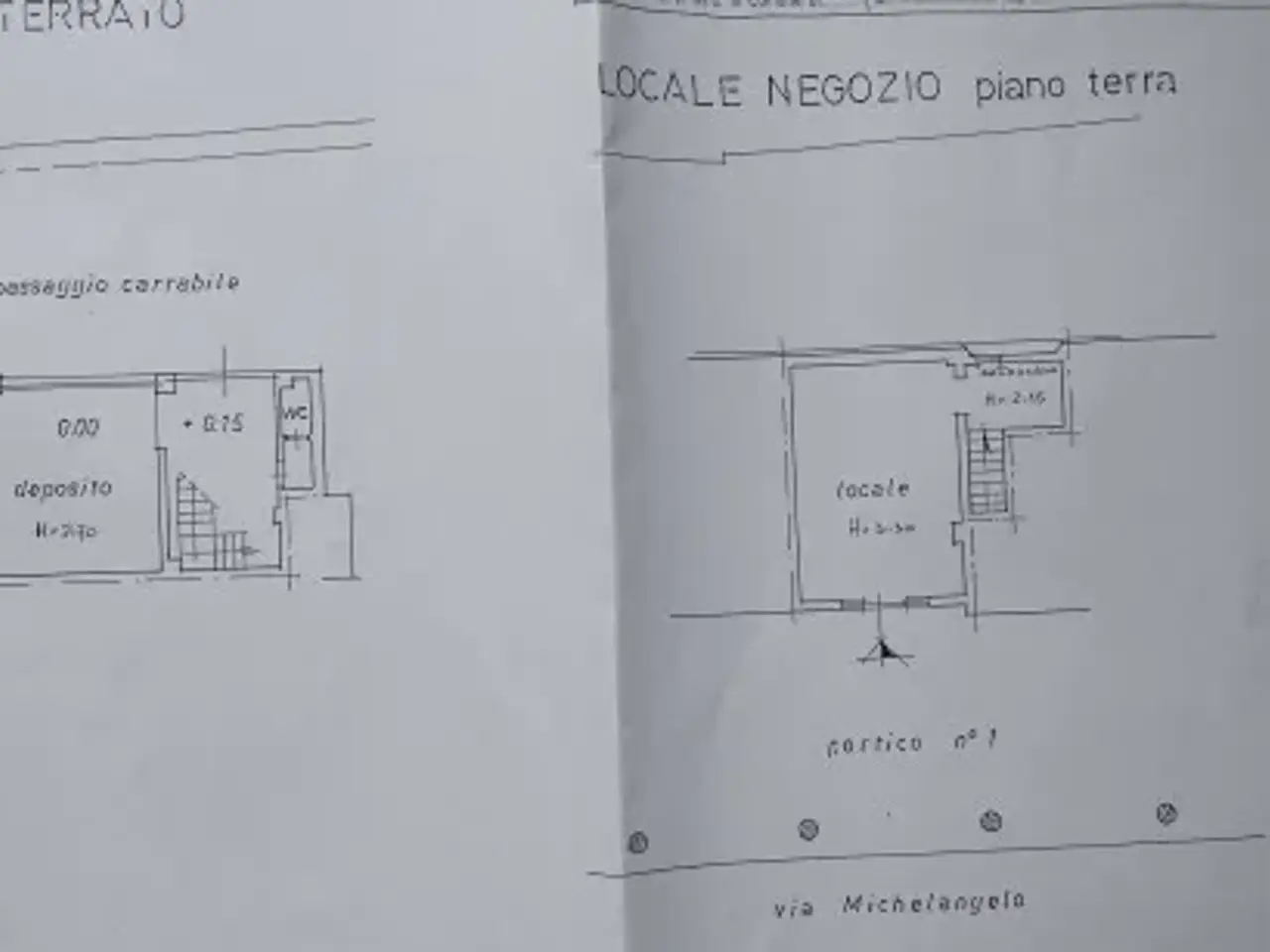 Negozio in Via Michelangelo, Nettuno, {3} - Planimetria 1