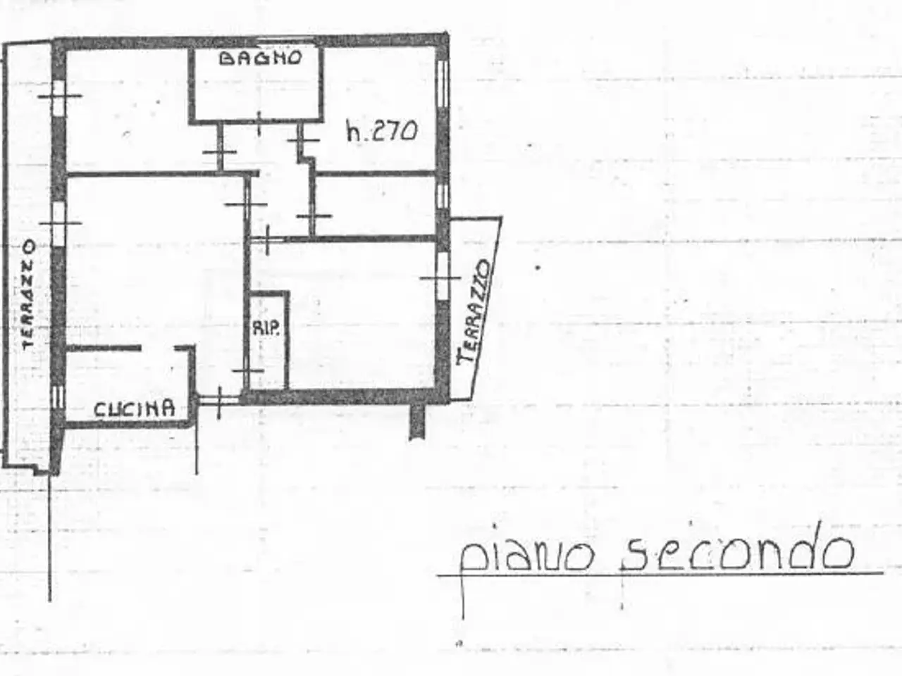 Appartamento in Via Cristoforo Colombo 36, Ponsacco - Planimetria 1