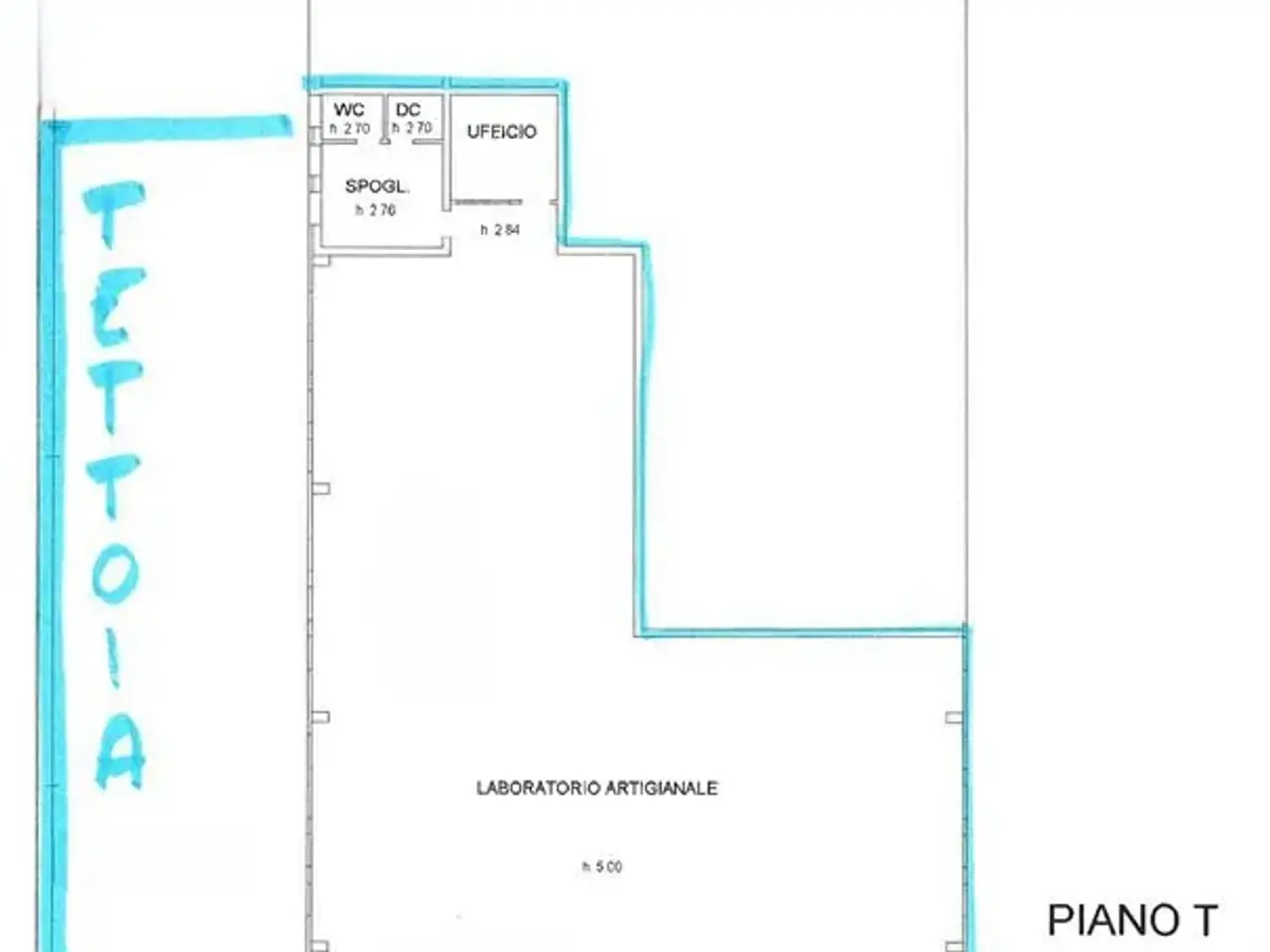 Capannone in , Colle Di Val D'Elsa, {3} - Planimetria 1